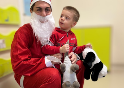 Babbo Natale avvistato al Polo Riabilitativo Nuova Sair di Roma