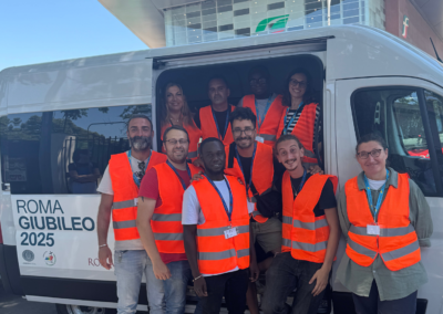 Presìdi mobili a Roma: sostegno e accoglienza per i Pellegrini del Giubileo 2025